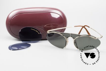Porsche 5690 2 in 1 Sunglasses Two Styles, so to speak: two sunglasses in one model, + orig. case!, Made for Men and Women