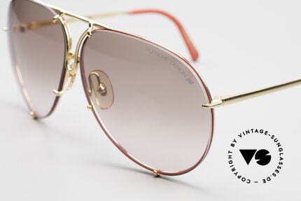 Porsche 5623 Limited Special Edition 80's, LIMITED SPECIAL EDITION = gold-plated / red frame, Made for Men and Women