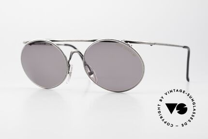 Porsche 5646 Rare 90's Shades Crazy Round, Porsche Design mod. 5646, size 54-18, antique-silver, Made for Men and Women