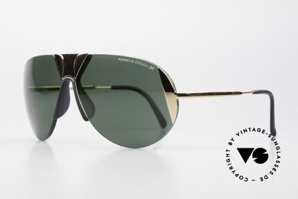 Porsche 5636 Rare 90's Aviator Shades, the sun lenses are an integral rim constituent, Made for Men