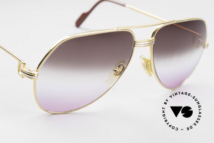 Cartier Vendome LC - M Brown To Pink Gradient Lens, NO retro sunglasses, but an authentic vintage ORIGINAL, Made for Men and Women