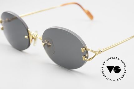 Cartier Rimless Giverny Oval Rimless Luxury Shades, customized lenses are identical like model 'Giverny', Made for Men and Women