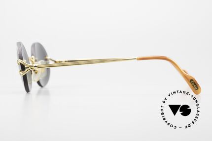 Sunglasses Cartier Rimless Giverny Oval Rimless Luxury Shades