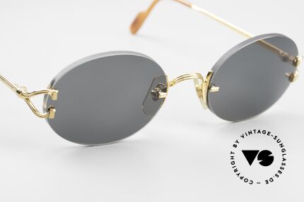Cartier oval sunglasses hotsell
