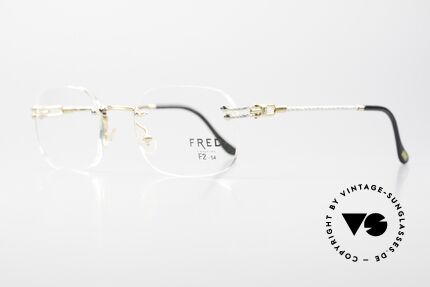 Fred Orcade F2 Square Rimless Luxury Glasses, named after the archipelago in the N. Isles of Scotland, Made for Men