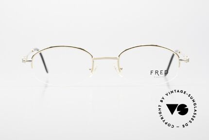 Fred Baleares Rare Oval Luxury Eyeglasses, marine design (distinctive Fred) in high-end quality!, Made for Men and Women