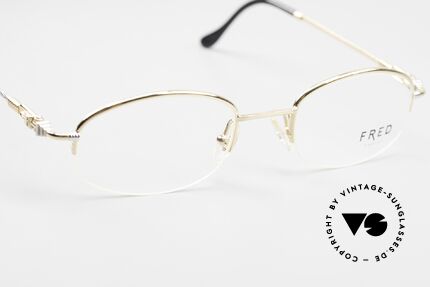 Fred Baleares Rare Oval Luxury Eyeglasses, unworn, like all our precious vintage Fred eyeglasses, Made for Men and Women