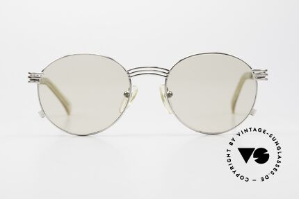 Jean Paul Gaultier 55-3174 Self-Tinting Mineral Lenses, the temples are shaped like a fork (typically unique JPG), Made for Men and Women