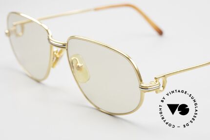 Cartier Romance LC - S Lenses Darken Automatically, 22ct gold-plated; new changeable lenses: darker in the sun, Made for Men and Women