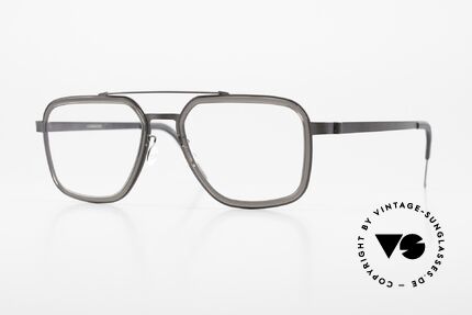 Lindberg 9743 Strip Titanium Men's Designer Eyeglasses Details