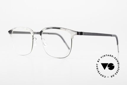 Lindberg 9835 Strip Titanium Designer Frame Ladies & Gents, timeless design and very interesting marble coloring, Made for Men and Women