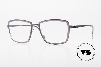 Lindberg 9741 Strip Titanium Women's Frame Vintage Specs Details