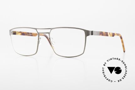 Lindberg 9599 Strip Titanium Men's Designer Frame 2017, Lindberg men's specs Strip Titanium series from 2017, Made for Men