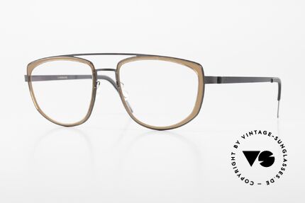 Lindberg 9735 Strip Titanium Women's Glasses Oversized XL Details