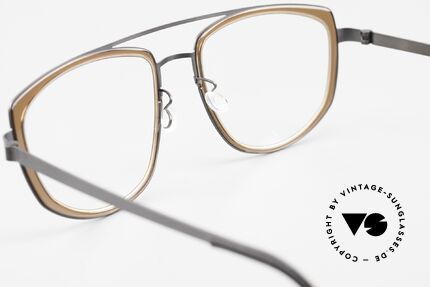 Lindberg 9735 Strip Titanium Women's Glasses Oversized XL, orig. DEMO lenses can be replaced with prescriptions, Made for Women