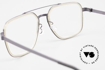 Lindberg 9743 Strip Titanium Men's Glasses Double Bridge, orig. DEMO lenses can be replaced with prescriptions, Made for Men
