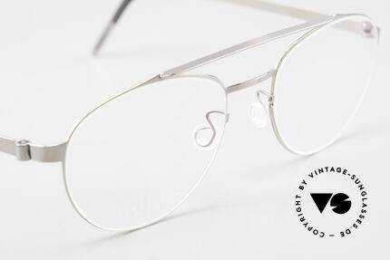 Lindberg 9616 50 Strip Titanium Lightweight Glasses Unisex, unworn, new old stock with original case by Lindberg, Made for Men and Women