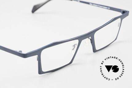 Theo Belgium Roubaix Dark Turquoise Metallic 2010, unworn art glasses for those who dare! UNIQUE!, Made for Men and Women