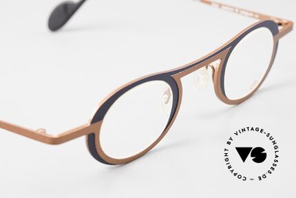 Theo Belgium Wexford Ladies & Gents Titanium Frame, unworn art glasses for those who dare! UNIQUE!, Made for Men and Women