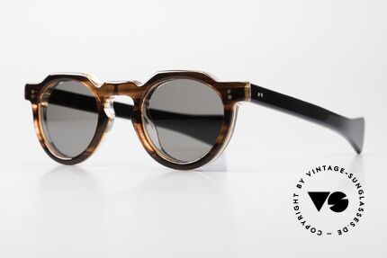 Lesca Panto 6mm 60's Frame Panto Sunglasses, made in France; WITHOUT any MARKS or inscriptions, Made for Men and Women