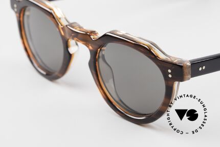 Lesca Panto 6mm 60's Frame Panto Sunglasses, it's a model for real VINTAGE experts / connoisseurs, Made for Men and Women