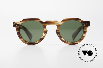 Lesca Panto 6mm Antique 1960's Sunglasses, very massive frame (6mm thick profil); built to last!, Made for Men and Women