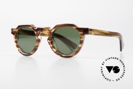 Lesca Panto 6mm Antique 1960's Sunglasses, made in France; WITHOUT any MARKS or inscriptions, Made for Men and Women
