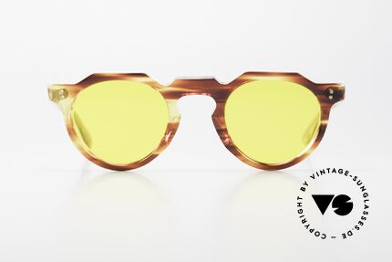 Lesca Panto 6mm Really Old 1960's Sunglasses, very massive frame (6mm thick profil); built to last!, Made for Men and Women