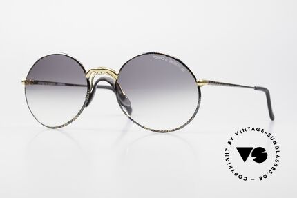 Porsche 5658 - L Round 90's Shades For Men Details