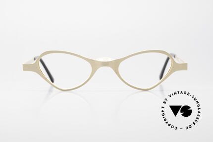 Theo Belgium Scure Women's Eyeglass-Frame 90's, magical cat-eye design in size 45/21, 135 temple, Made for Women
