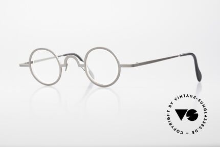 Theo Belgium Coco Rimless Round Glasses 1999, vintage THEO Belgium eyeglass-frame from 1999, Made for Men and Women