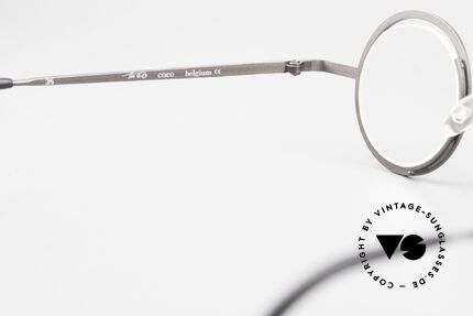 Theo Belgium Coco Rimless Round Glasses 1999, NO RETRO frame; but a rare 25 years old ORIGINAL, Made for Men and Women