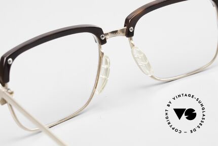 Metzler Marwitz 5006 60's Combi Frame Gold-Plated, NO RETRO eyeglasses; but a 60! years old ORIGINAL, Made for Men