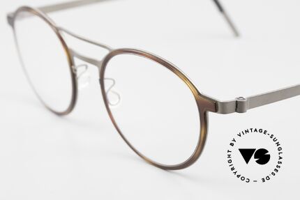 Lindberg 9739 Strip Titanium Round Double Bridge Glasses, bears the predicate "true VINTAGE LINDBERG" for us, Made for Men