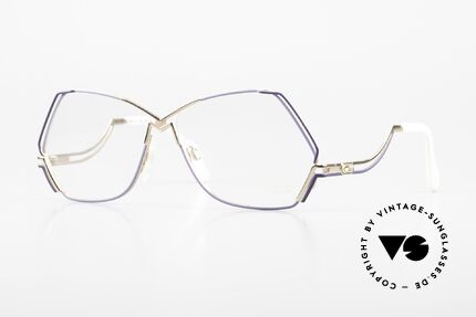 Cazal 226 1980's 90's Ladies Eyeglasses, extraordinary CAZAL eyeglasses with pentagonal lens, Made for Women