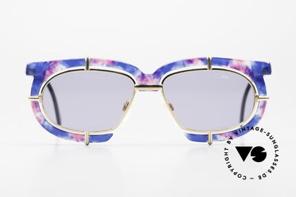 Cazal 871 Extraordinary 90's Shades, ingenious frame construction with brilliant colors, Made for Women