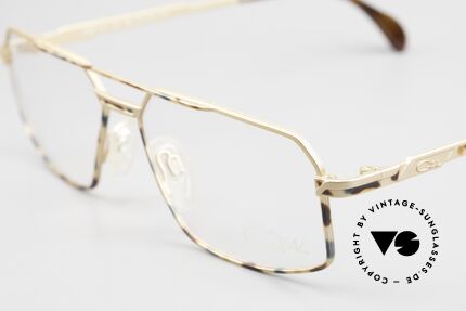 Cazal 757 No Retro 90's Men's Frame, noble frame finish; pattern in brown/fir-green/dull-gold, Made for Men