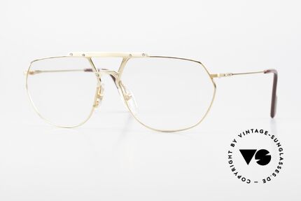 Alpina FM52 80's Men's Frame West Germany, gold-plated 1980's Alpina eyeglasses FM52, 60/14, Made for Men