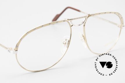 Alpina M1F767 Rare 90's Aviator Eyeglasses, NO RETRO eyeglasses, but a 30 years old ORIGINAL!, Made for Men