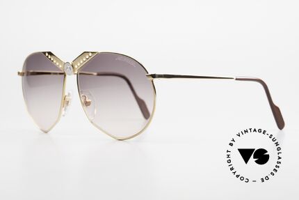 Alpina M51 Rare 80's Frame Gold Plated, 1st class comfort and high-end sun lenses (100% UV), Made for Men