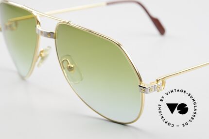 Cartier Vendome Santos - M Green To Blue Gradient Lens, worn by actor Christopher Walken (JAMES BOND, 1985), Made for Men and Women