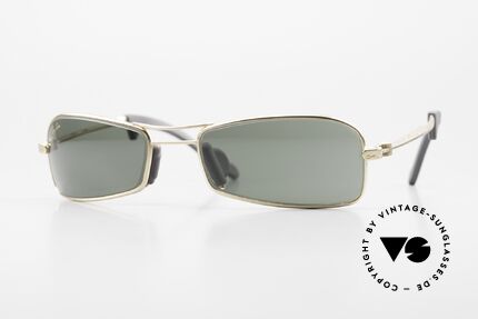Ray Ban Orbs 9 Base Square G15 Green B&L USA Shades, futuristic sports designer sunglasses by Ray Ban; B&L, Made for Men