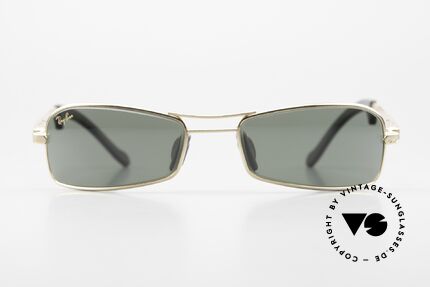 Ray Ban Orbs 9 Base Square G15 Green B&L USA Shades, original vintage sunglasses from the late 1990's, USA, Made for Men