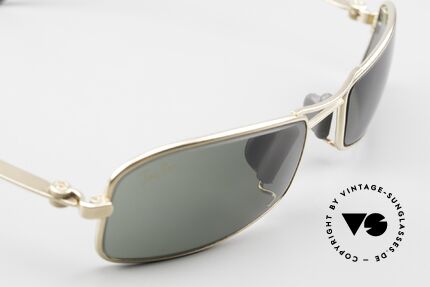 Ray Ban Orbs 9 Base Square G15 Green B&L USA Shades, unworn (like all our vintage RAY-BAN USA sunglasses), Made for Men