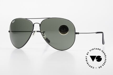 Ray Ban Large Metal III XL B&L USA Shades 64mm, legendary aviator design; rare X-LARGE size 64/14, Made for Men
