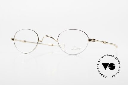 Lunor I 03 Telescopic Bicolor Frame Slide Temples, telescopic eyeglasses by LUNOR; a true eyewear classic!, Made for Men and Women