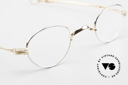 Lunor I 03 Telescopic Bicolor Frame Slide Temples, unworn RARITY (for all lovers of quality) from app. 1999, Made for Men and Women