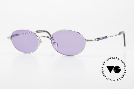 Jean Paul Gaultier 56-0022 Oval 90's Titanium Shades Details