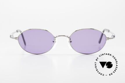 Jean Paul Gaultier 56-0022 Oval 90's Titanium Shades, oval shades, but striking and fancy (designer piece), Made for Men and Women