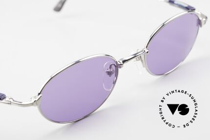 Jean Paul Gaultier 56-0022 Oval 90's Titanium Shades, NO retro fashion, but a genuine old original from '95, Made for Men and Women
